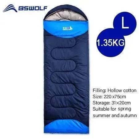 Solid Saco de dormir para acampar ultraligero impermeable cálido y envolvente para mochileros de 4 estaciones. Eco-Friendly