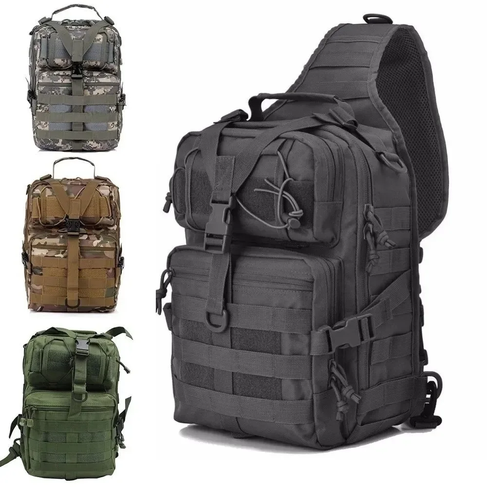 Next-Generation Mochila táctica militar de asalto bandolera cruzada impermeable i para senderismo y acampada al aire libre. Effective