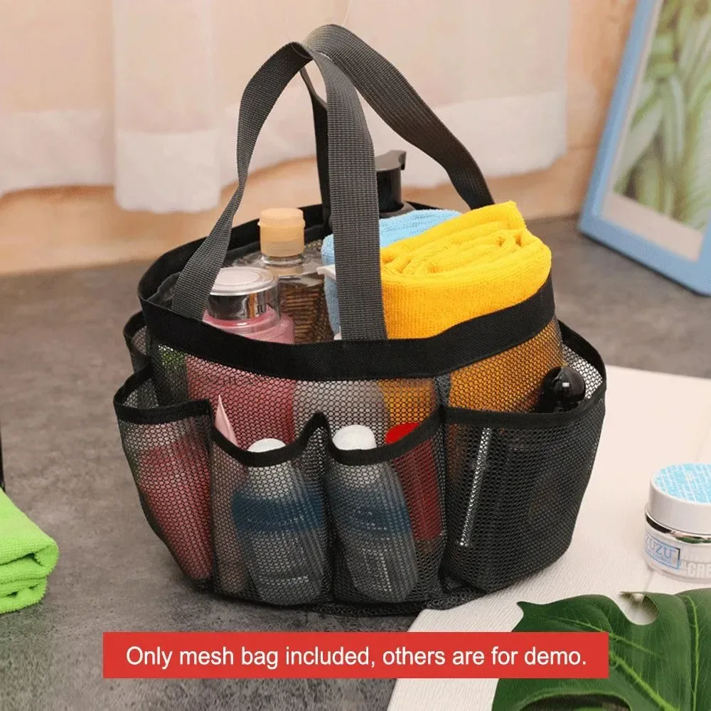 Verified Bolsa de ducha portátil de malla almacenamiento organizado de artículos de tocador para llevar Minimalist