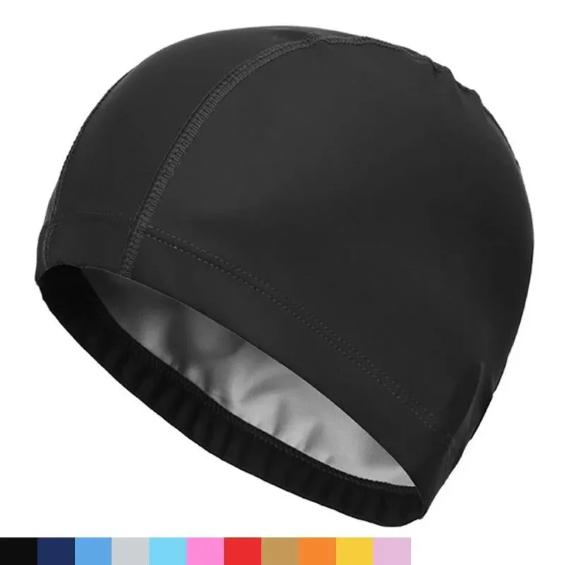 User-Friendly Gorro de natación de tela impermeable para hombre y mujer con protección auditiva talla grande elástico y duradero. Effective