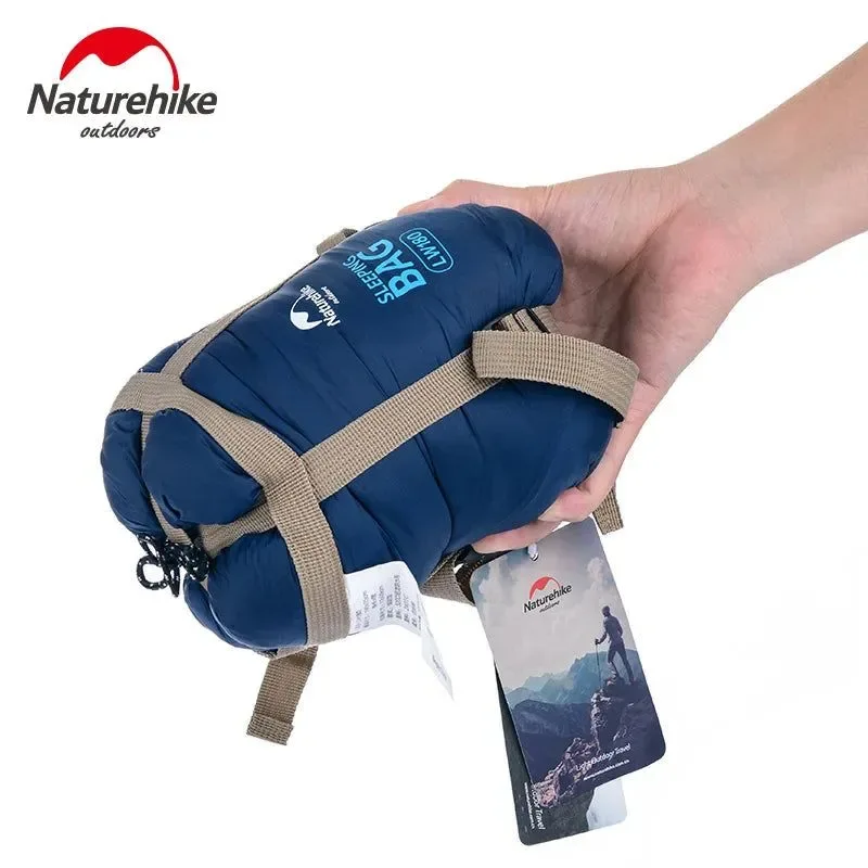 Detailed Saco de dormir de algodón ultraligero e impermeable – Nature Hike – Saco de dormir para tienda de campaña de verano para senderismo y acampada Green