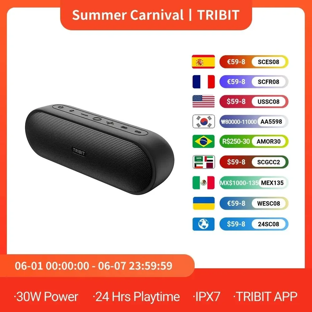 Recyclable Altavoz Bluetooth portátil XSound Plus 2 Top-Quality