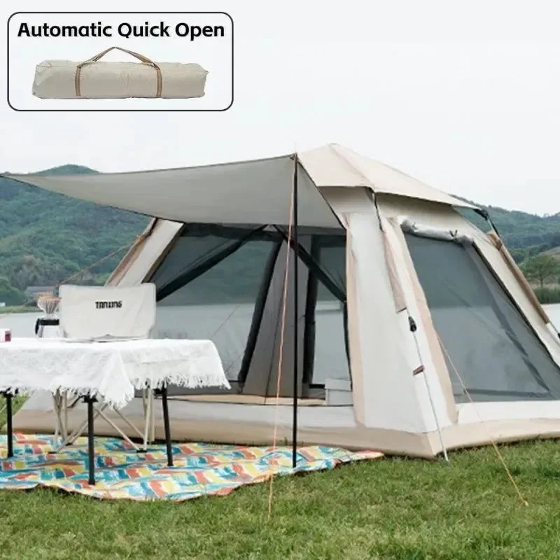 Elite Tienda de campaña automática de apertura rápida para exteriores para 5-8 personas impermeable y con lluvia Comfortable