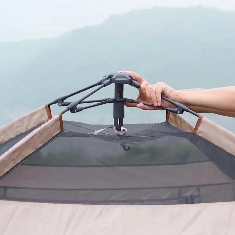 Responsible Tienda inflable automática de apertura rápida protección contra la lluvia el viento y el sol con una pequeña tienda de campaña con sombrero. Quality