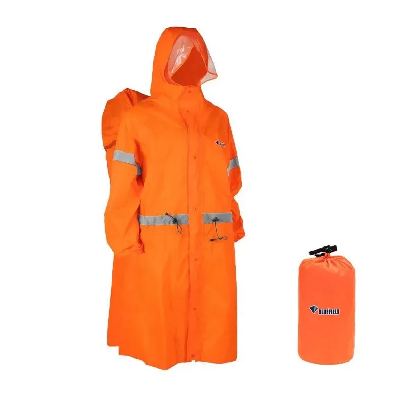 Detailed Poncho impermeable reflectante unisex para escalada al aire libre impermeable y cortavientos. Fashionable