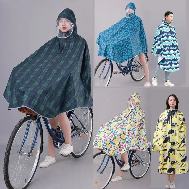 Solid Poncho impermeable para ciclismo estilo coreano para hombre y mujer. Environmentally Friendly
