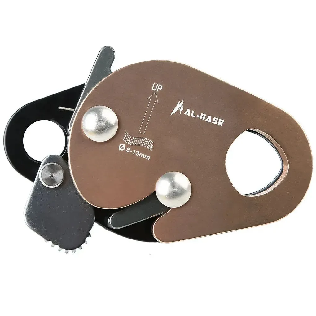 Expertly Made Dispositivo de agarre de cuerda de escalada y bloqueo anticaída – Equipos de rapel y aparejo Natural