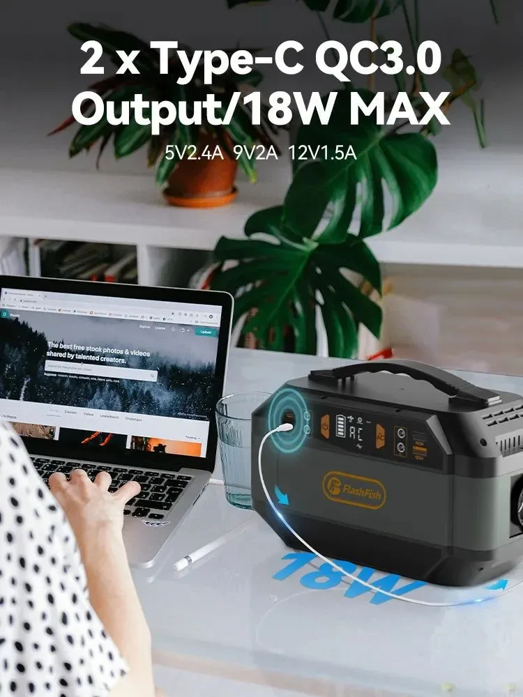 Enhanced Estación de energía portátil de 288 6 Wh 330 W de salida de CA batería de 78 000 mAh para acampar al aire libre y como fuente de alimentación de emergencia. Elegant