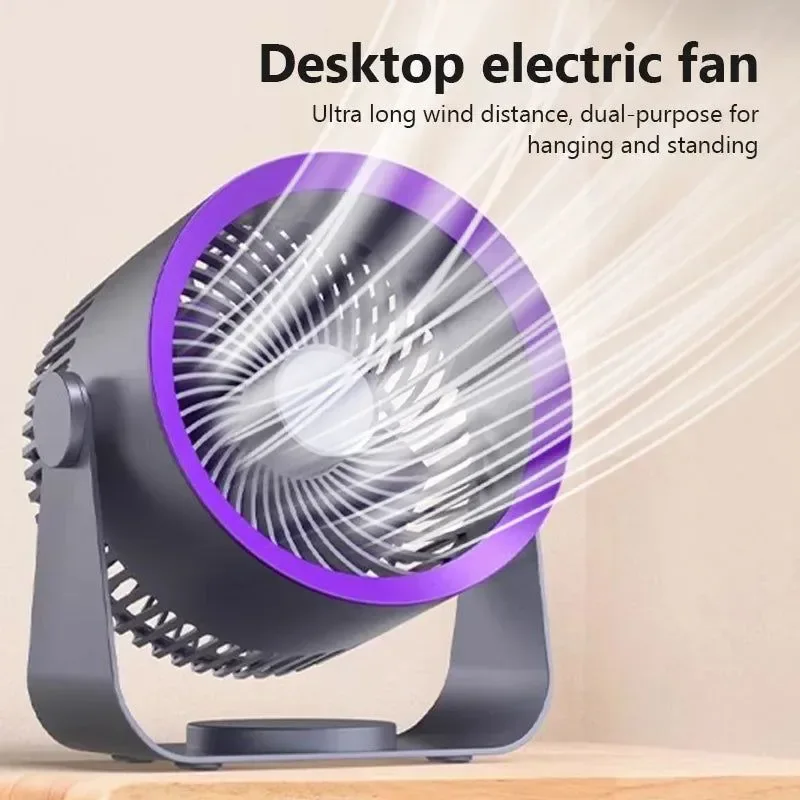 Durable Ventilador eléctrico portátil circulador de aire inalámbrico para uso doméstico y exterior Elegant