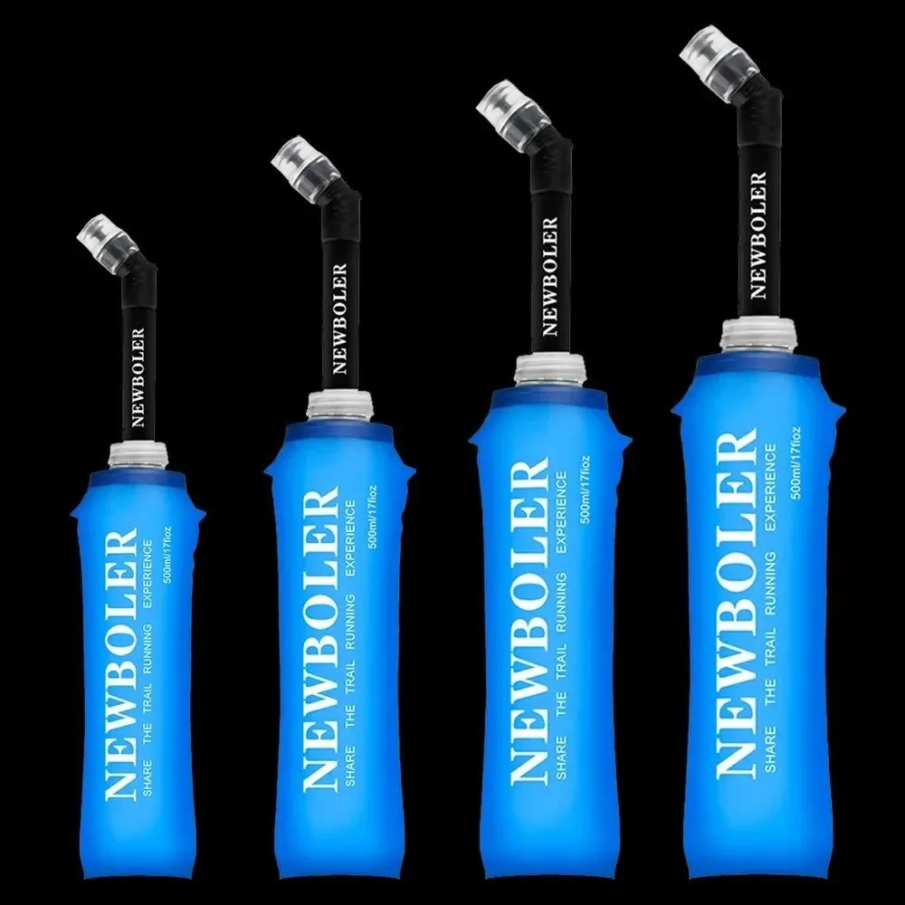 Enhanced Botella de agua blanda de TPU botella de hidratación plegable para correr y disfrutar al aire libre Professional