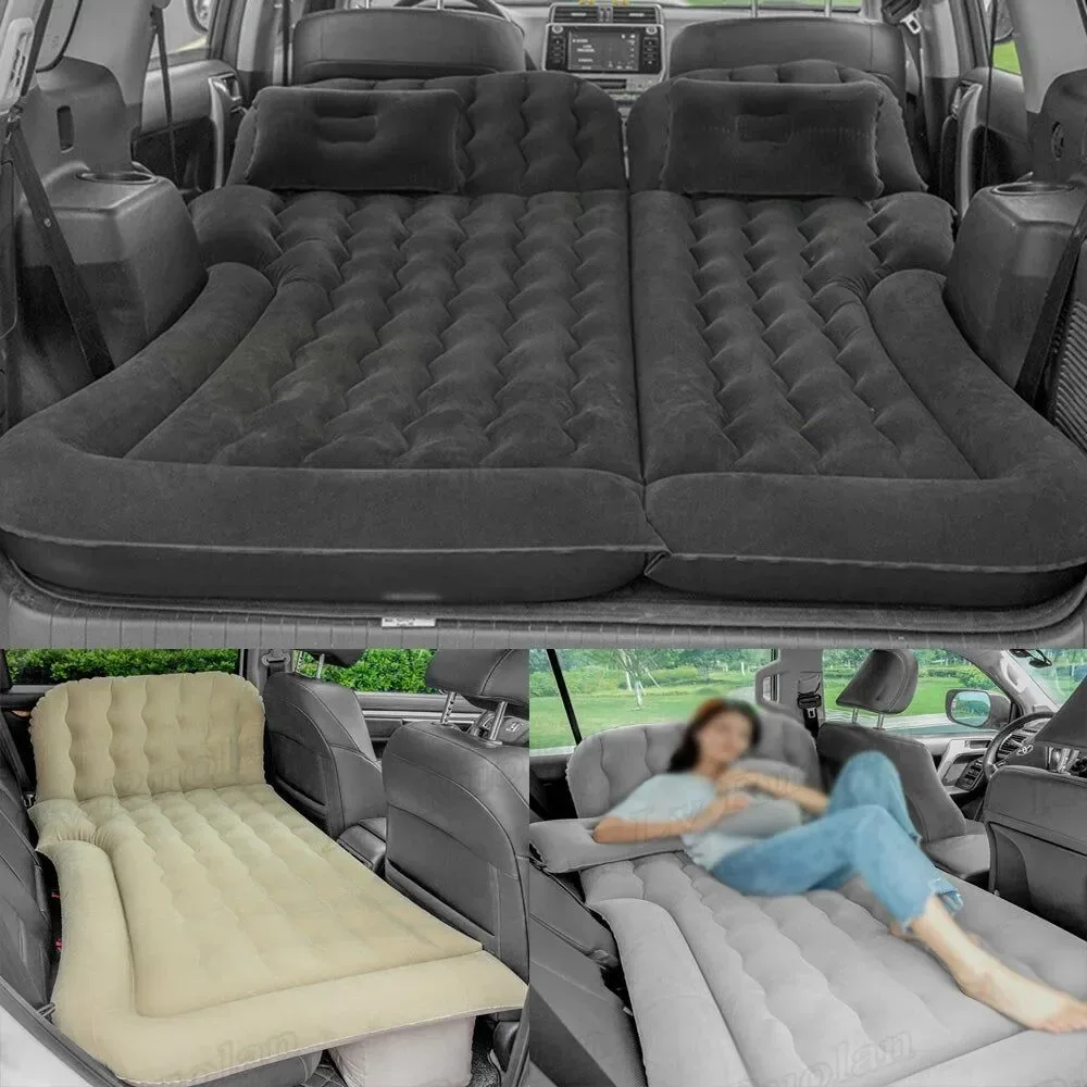 Clean Colchón de aire portátil para SUV cama inflable universal para coche con 2 almohadas Reliable
