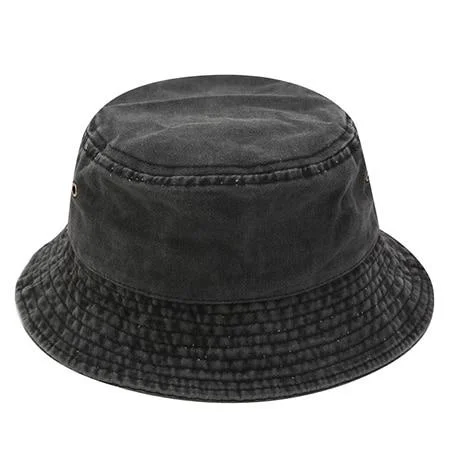 Breathable Sombrero de cubo de algodón lavado User-Friendly