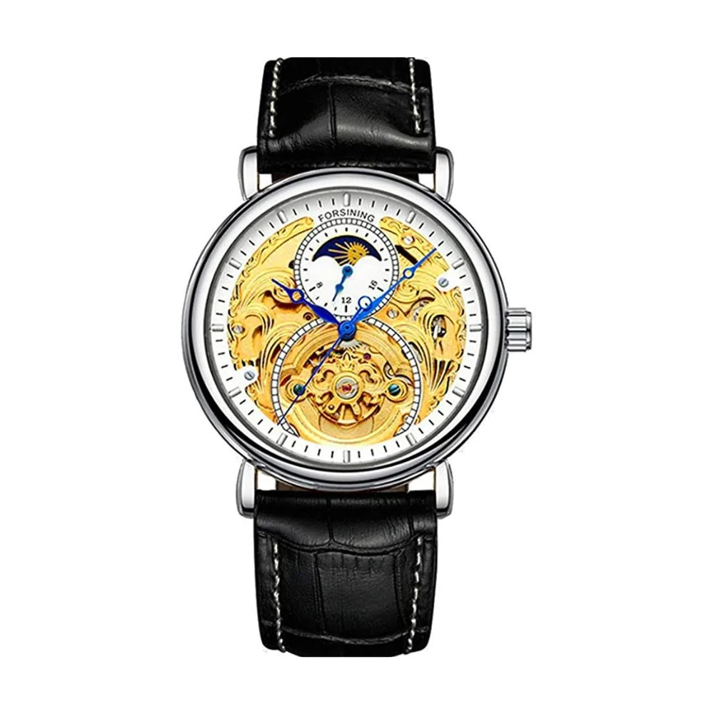 Versatile Calendario Reloj mecánico esqueleto Superior