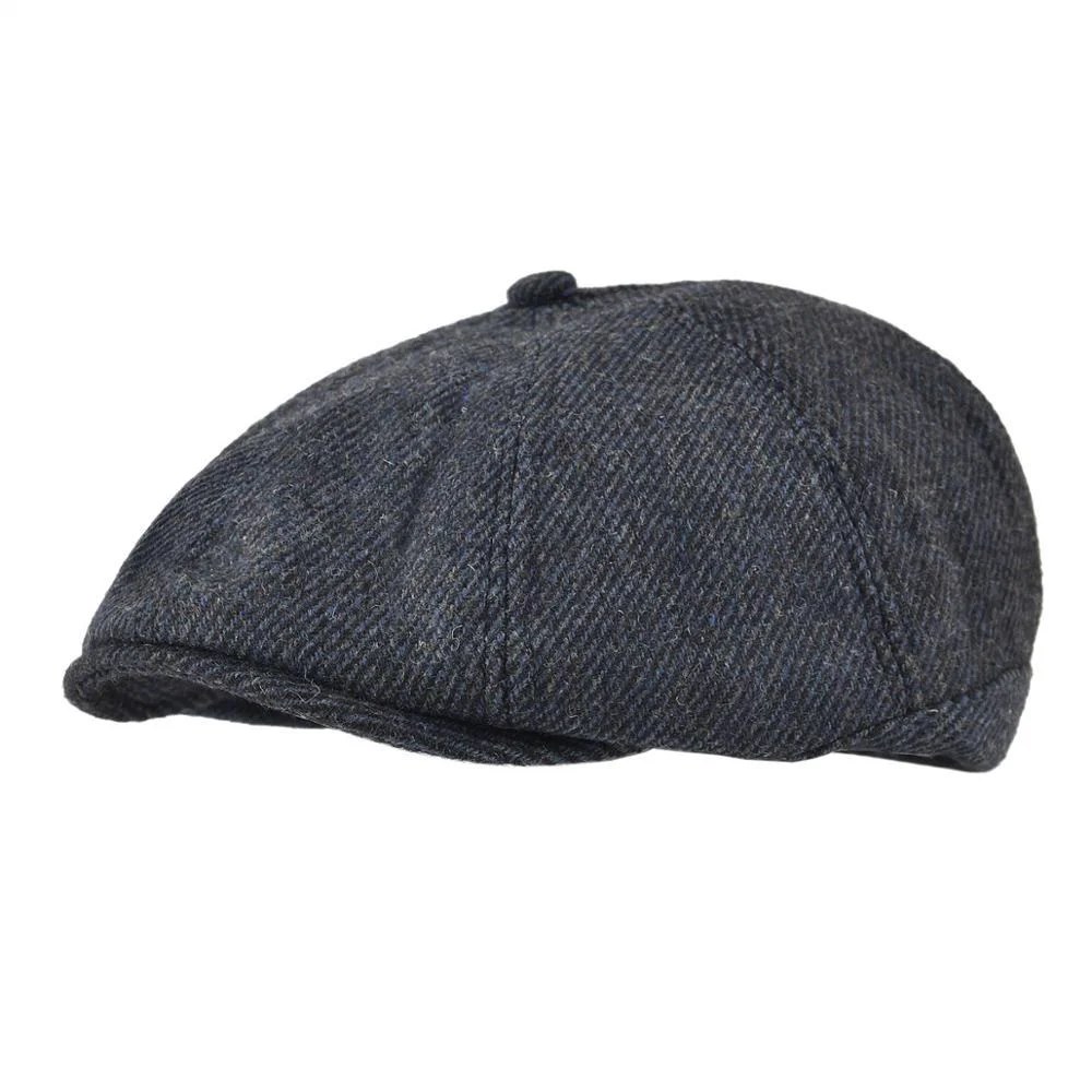 Advanced Tweed Newsboy Gorra Selected