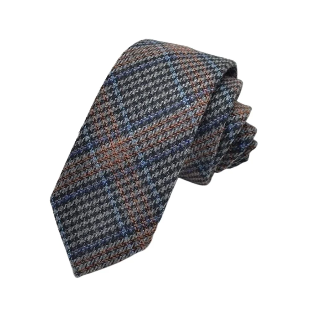 Trusted Houndstooth Corbata de lana a cuadros Unique