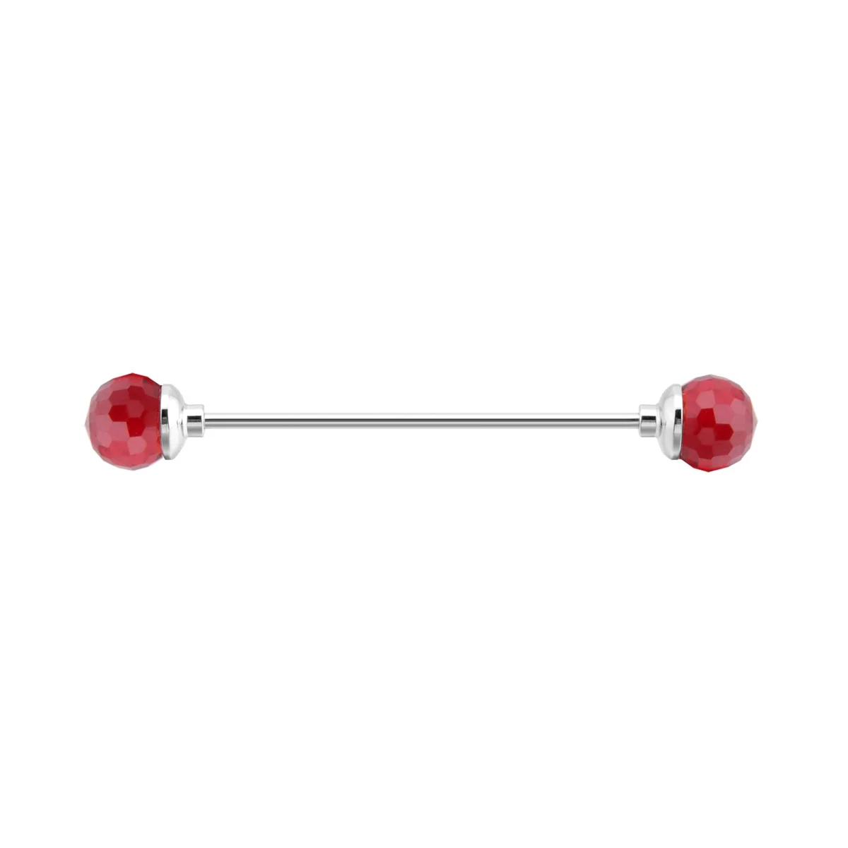 Smart Bola de Cristal Roja Colar Bar Responsible