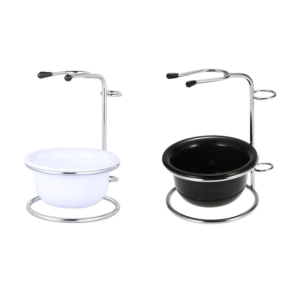 Elegant Juego de herramientas de afeitado tradicional – Cuenco y soporte para brocha Reliable
