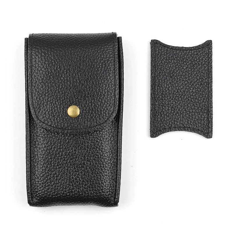 Top-Quality Noe Estuche de viaje de piel suave para un solo reloj High-Grade