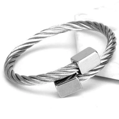 Official Mario Pulsera de acero inoxidable Flexible
