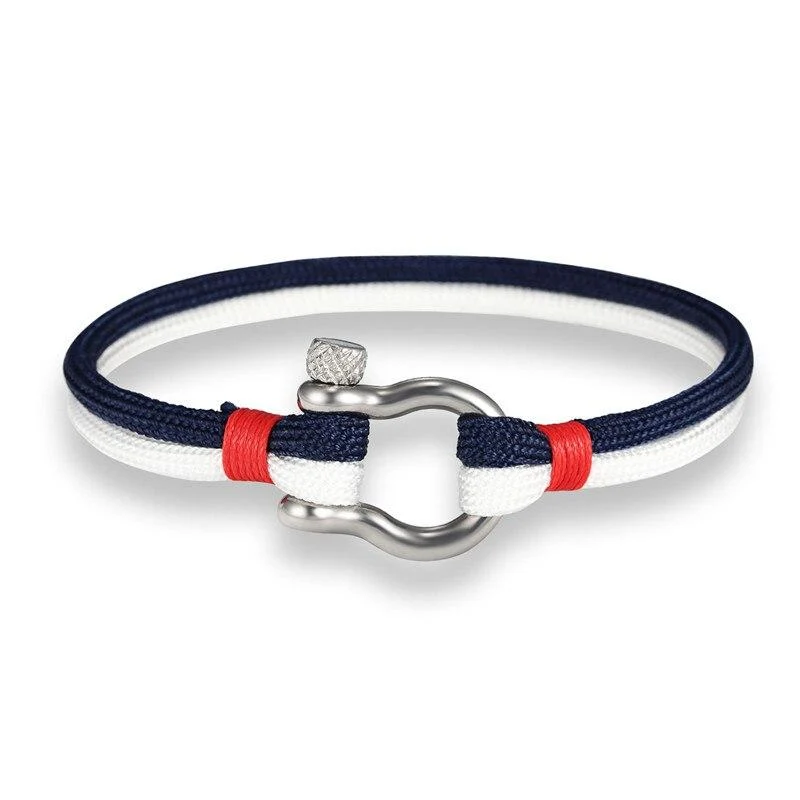 Sustainable Grillete de herradura Pulsera de cuerda gemela Carefully Designed