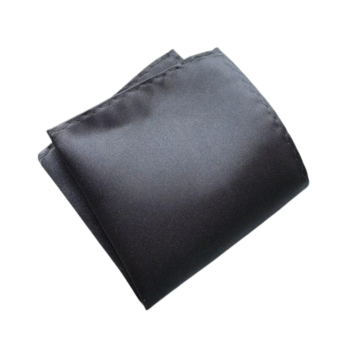 Casual Pañuelo de bolsillo de satén liso Green