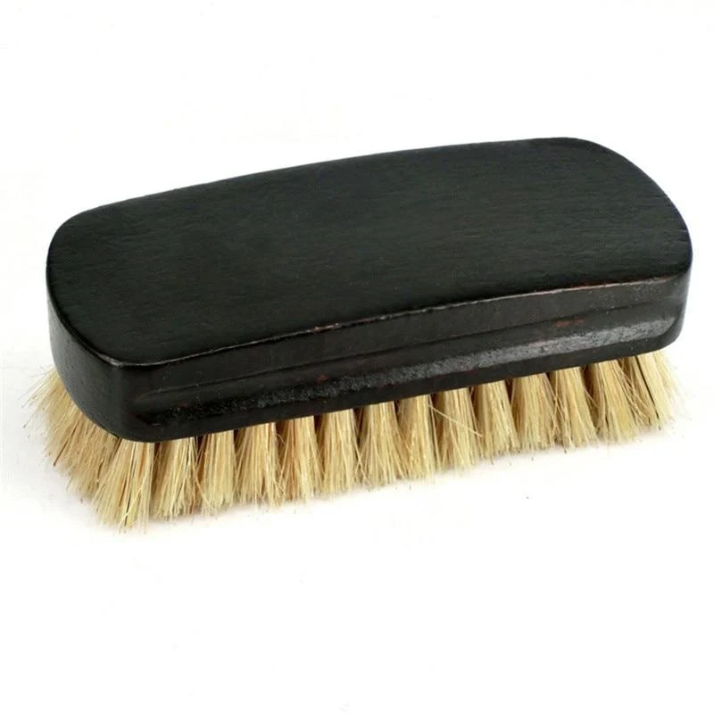 Top-Quality Elvio Cepillo de madera para zapatos de cerda pura Convenient