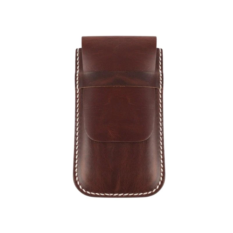 Sustainable Oscar Estuche de viaje de piel para un reloj Official