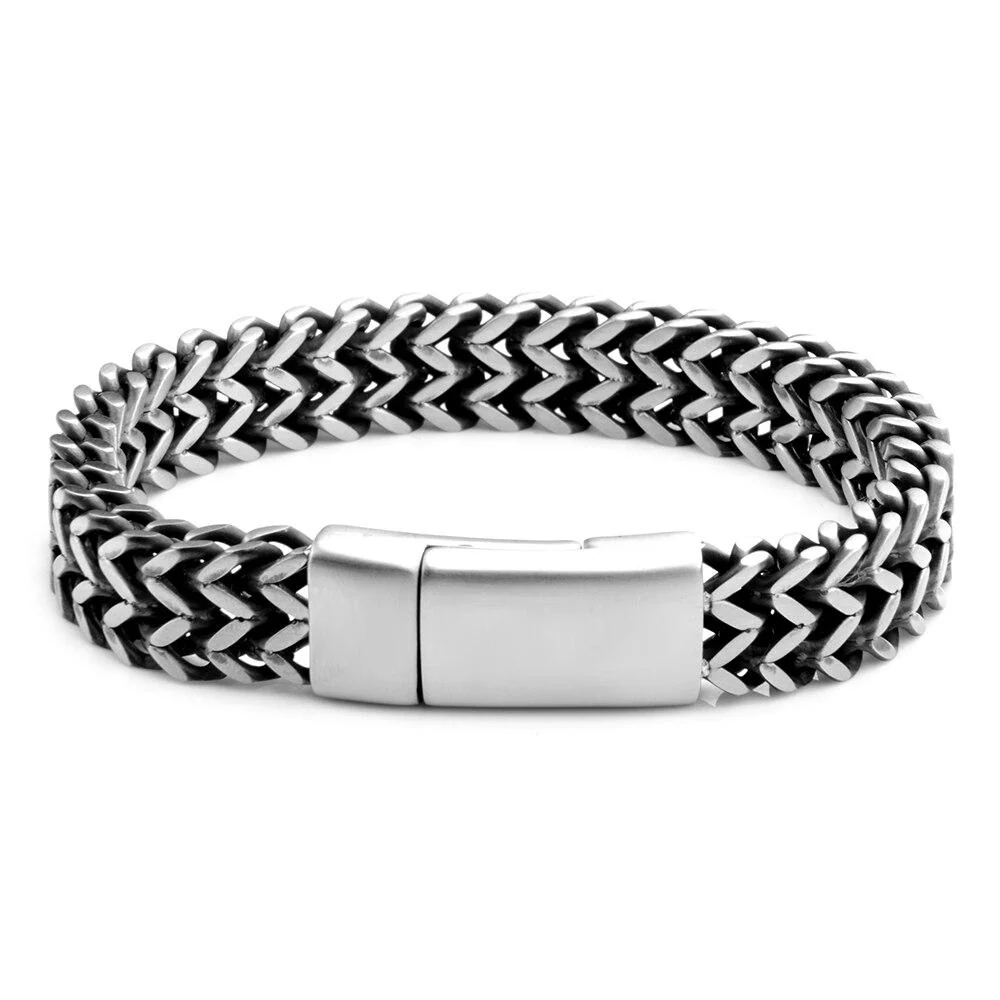 Efficient Stefan Pulsera de cadena de acero inoxidable Breathable
