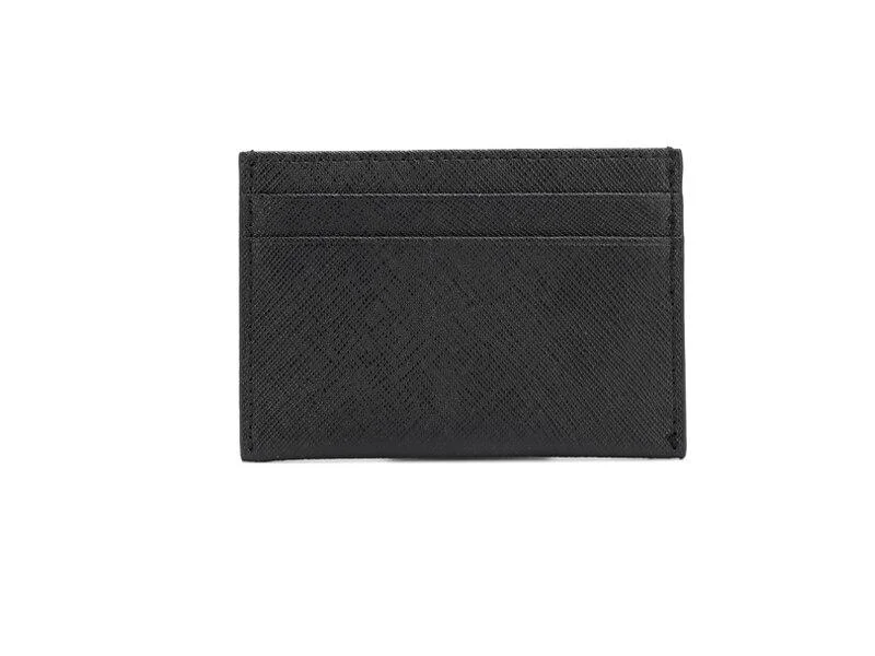 Stylish Wilhelm Tarjetero de piel saffiano Clean