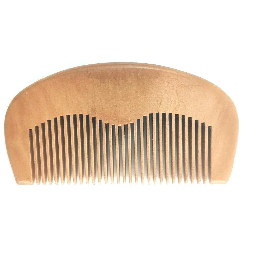 Certified Cepillo compacto para barba de madera de peral Pelo Green