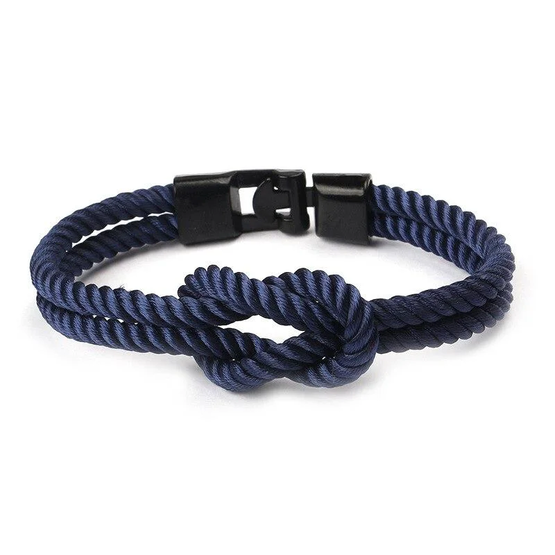 Comfortable Yacht Knot Pulsera de cuerda maciza Stylish