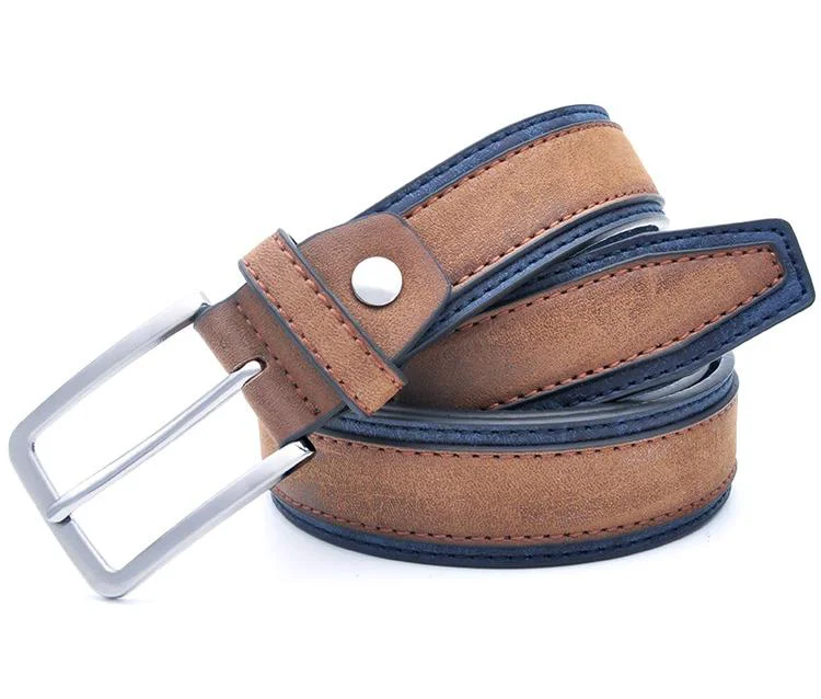 Official Armando Cinturón de piel bicolor Easy-to-Use