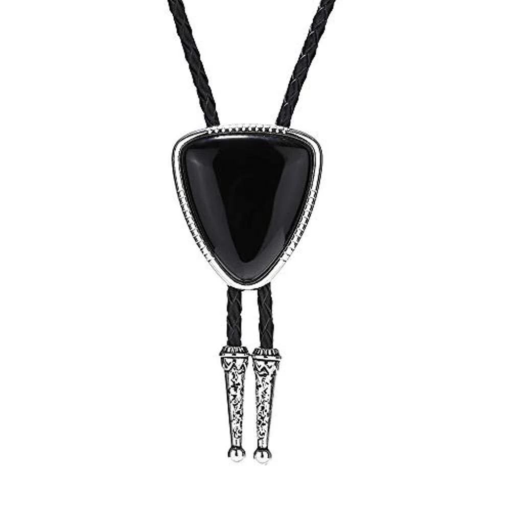 Elite Onyx Bolo Tie Convenient