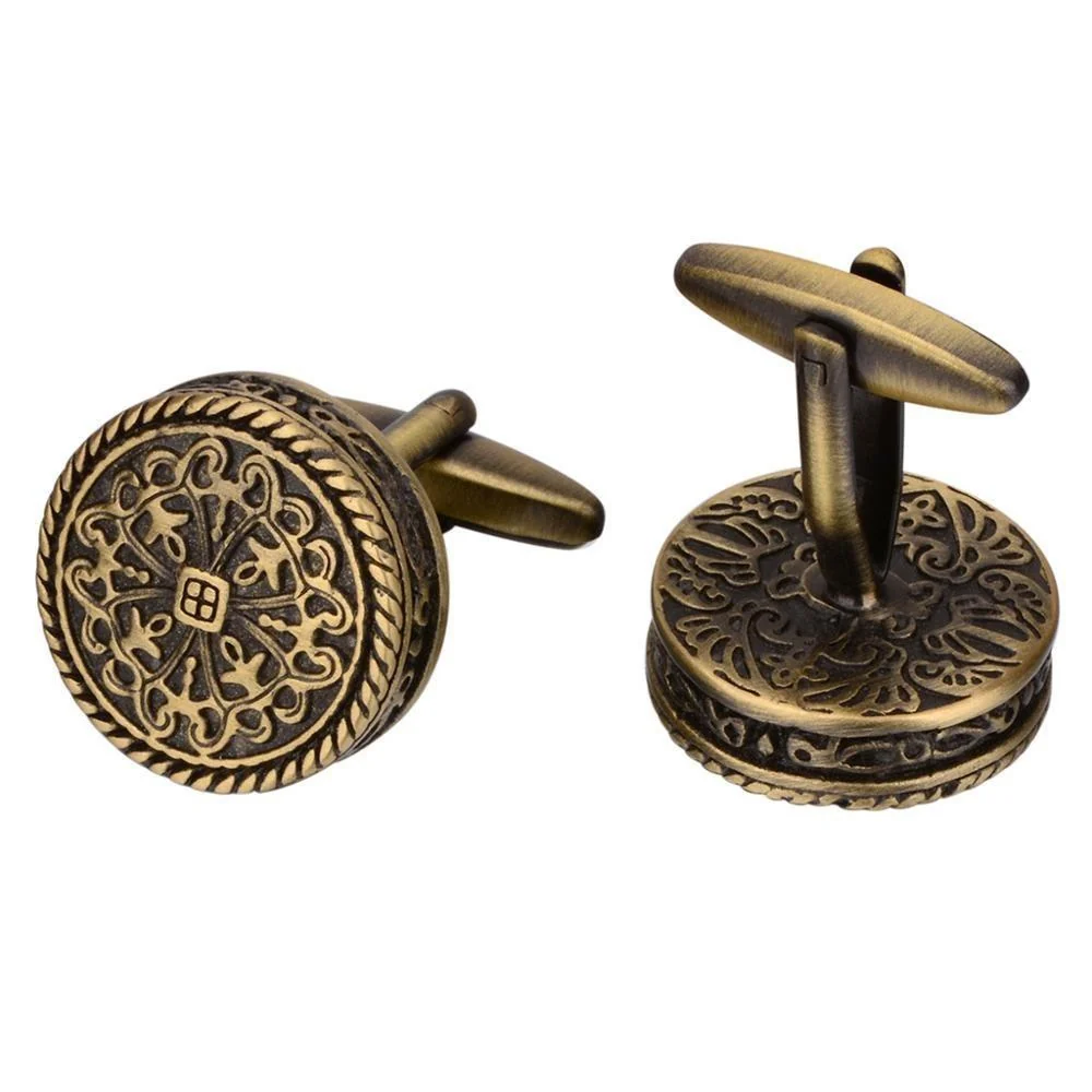Smart Vintage Bronze Cufflinks Expertly Made