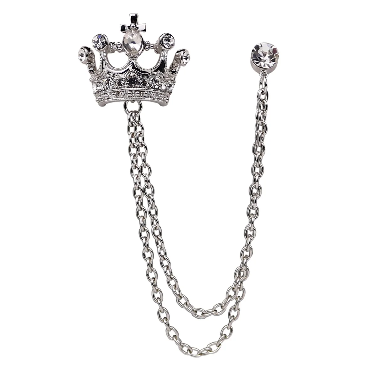 Pure Crown Tassel Pin Clean