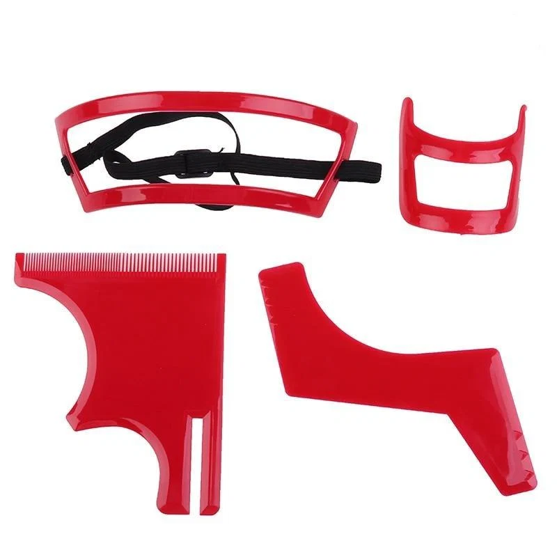 Eco-Friendly Set definitivo de plantillas para dar forma a la barba y el pelo High-Grade