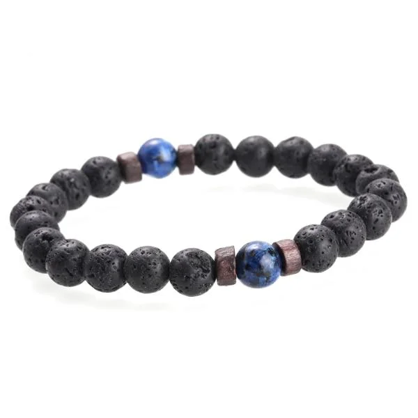 Reliable Pulsera de piedra de lava Durable