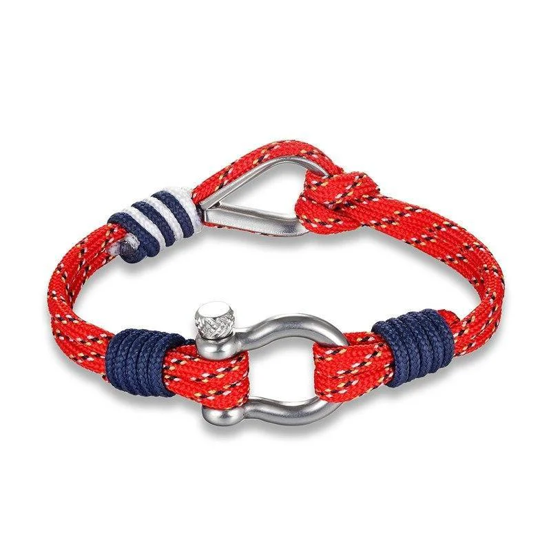 Long-Lasting Pulsera de cordón de paracaídas con doble grillete User-Friendly