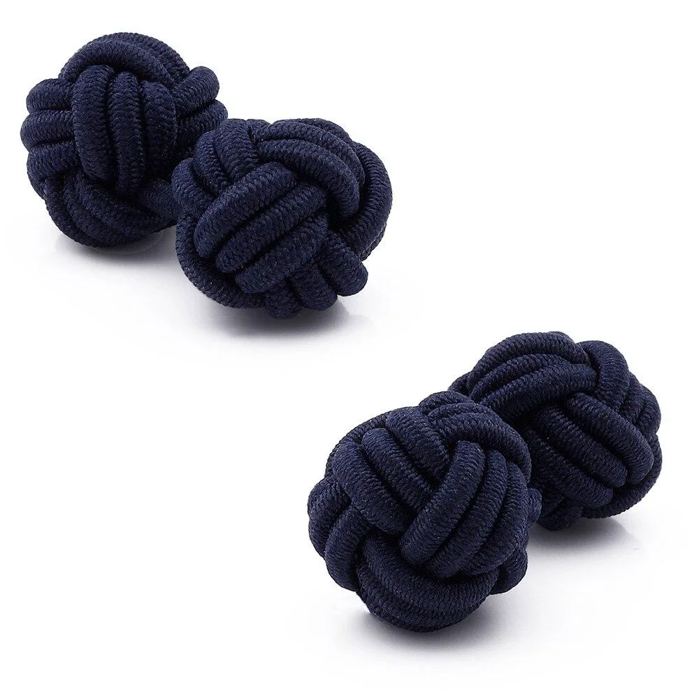 Stylish Gemelos minimalistas con nudo High-End