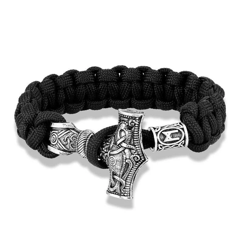 Natural Pulsera Nordic Survival Paracord Fine Crafted