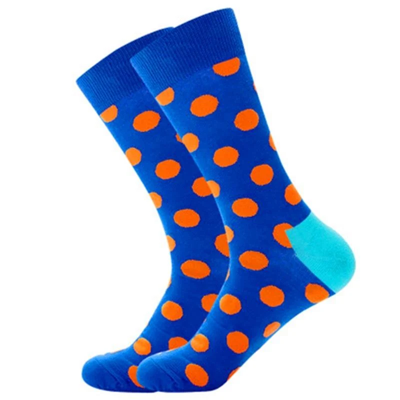 Soft Calcetines altos de algodón con lunares Innovative
