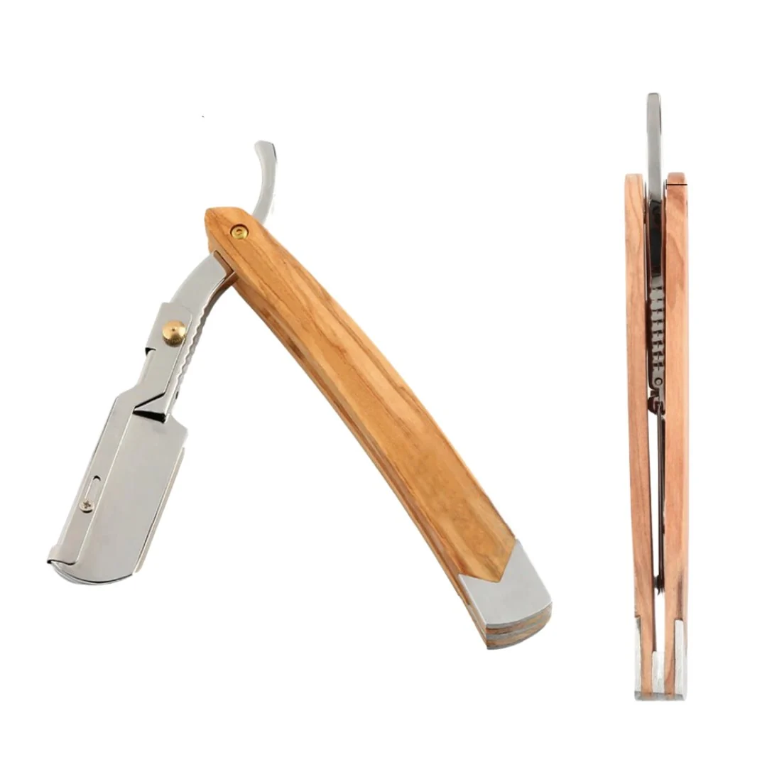 Consistent Juego de maquinillas de afeitar profesionales Shavette de doble filo Artisan