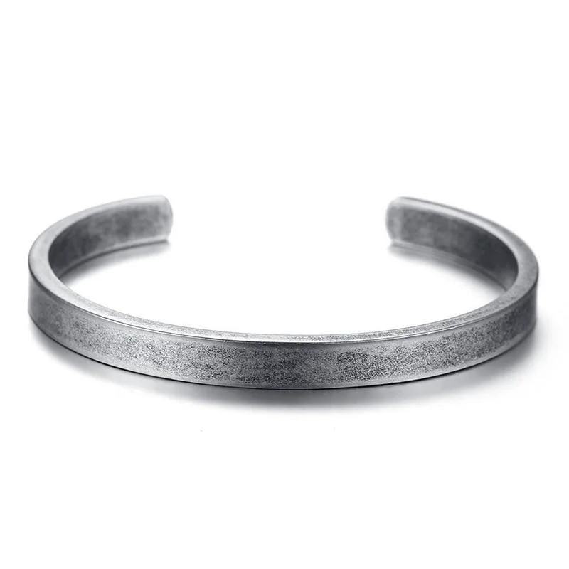 Relaxed Oscar Pulsera de acero inoxidable Clean