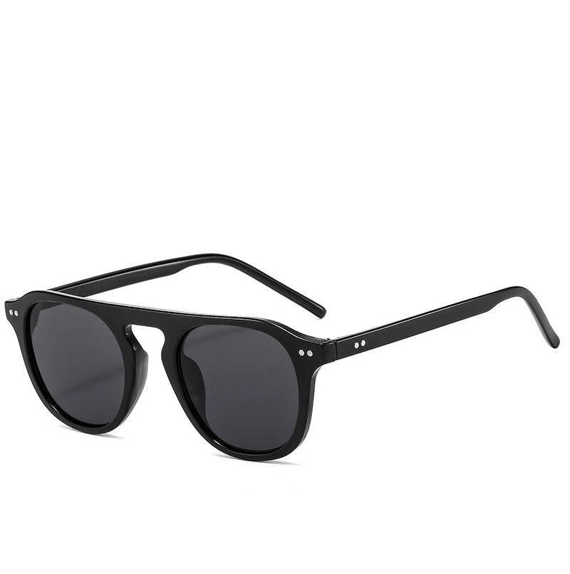 Minimalist Diretorre Gafas de sol Morino Solid Black Traditional