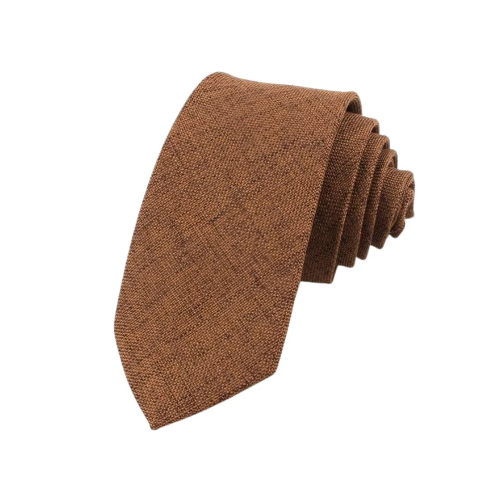 Top-Quality Corbata Slim Leisure Solid Casual
