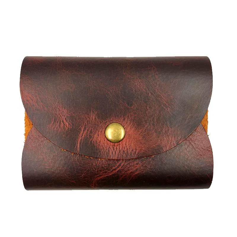 World-Class Funda de viaje de cuero vintage para maquinilla de afeitar Consistent
