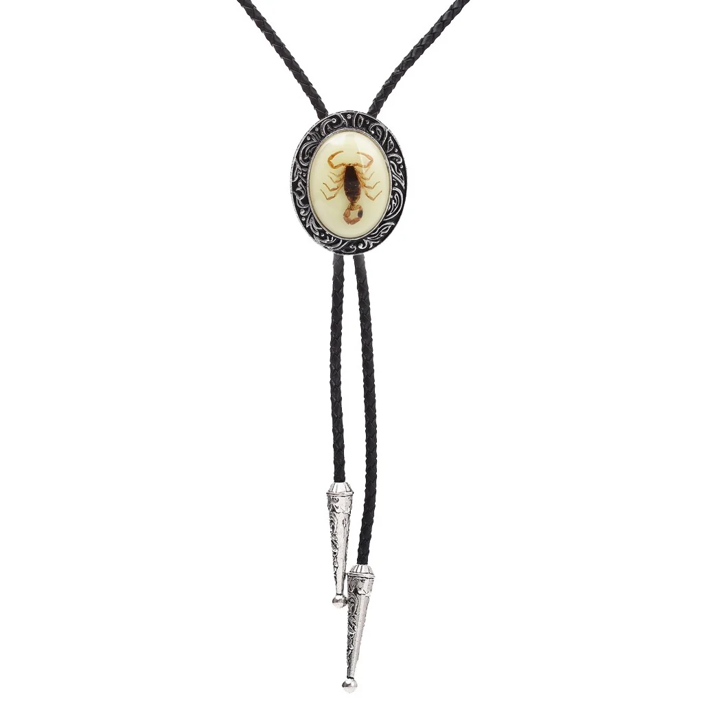 Contemporary Corbata Bolo Escorpión Luminosa Soft