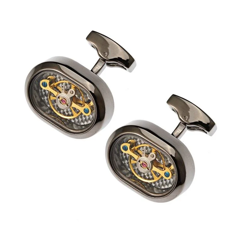 Exceptional Gemelos Tourbillon con movimiento mecánico Contemporary