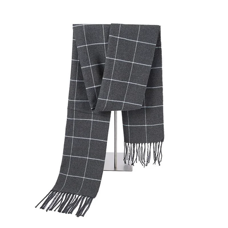 Clean Fredrik Bufanda de lana y cachemira Graph Check Trendy