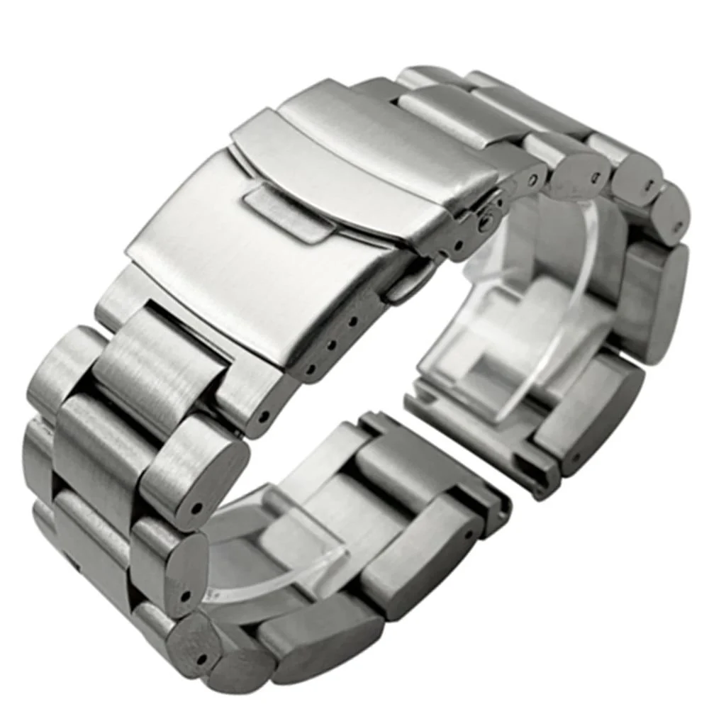 Effective Alfredo Correa de reloj Oyster de acero inoxidable 316L Flexible